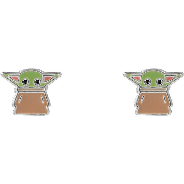 (Próximamente) Pendientes Grogu The Mandalorian Star Wars plata