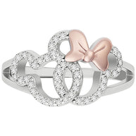 (Próximamente) Anillo Mickey & Minnie Disney plata
