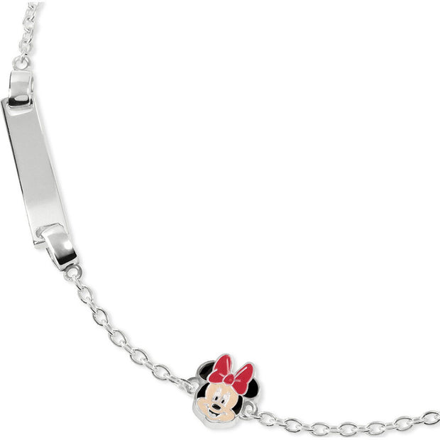 (Próximamente) Pulsera placa Minnie Disney plata