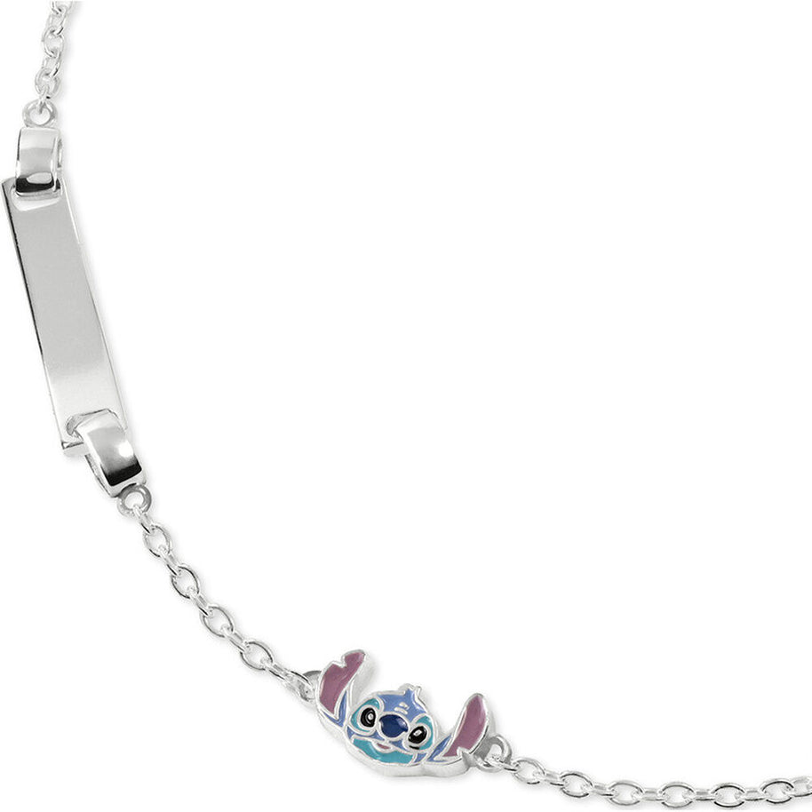 (Próximamente) Pulsera placa Stitch Disney plata