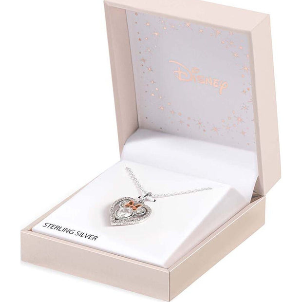 (Próximamente) Colgante Corazon Minnie Disney plata
