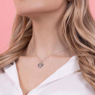 (Próximamente) Colgante Corazon Minnie Disney plata