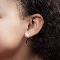 Pendientes Angel & Stitch Disney plata