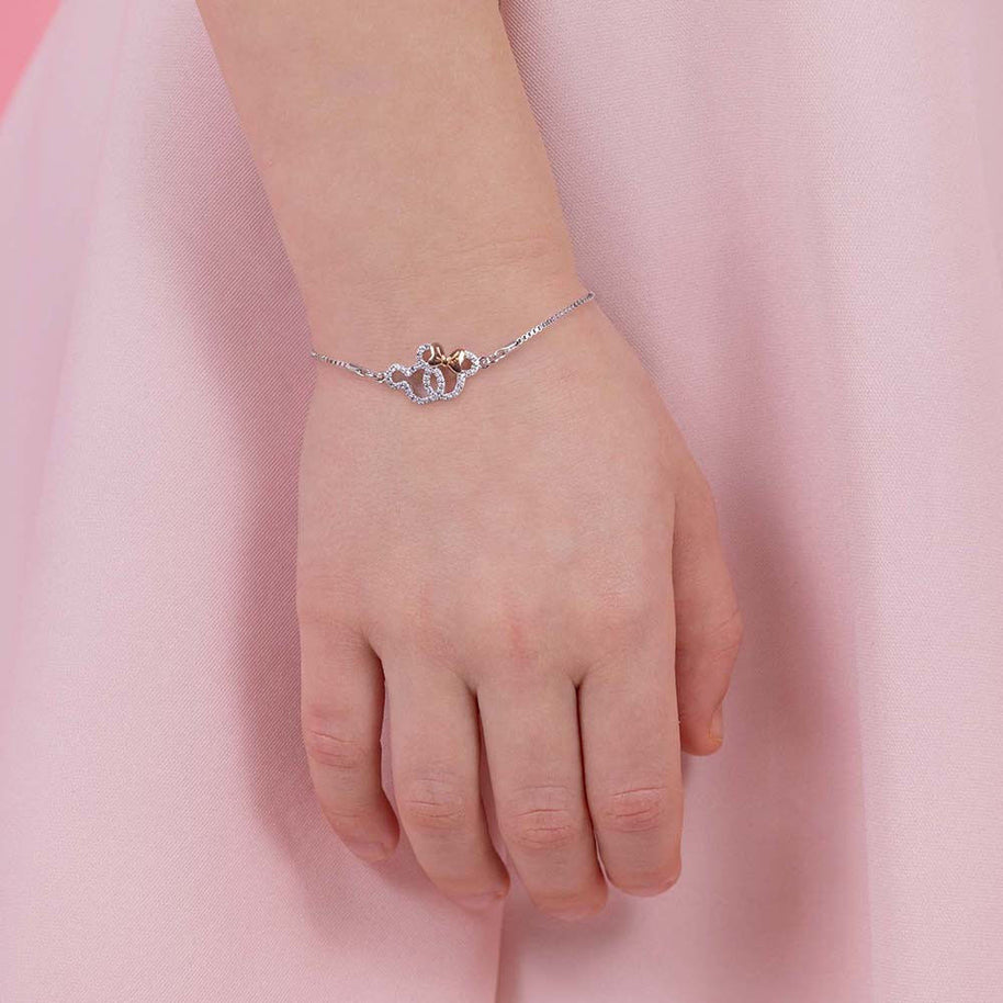 (Próximamente) Pulsera Mickey & Minnie Disney plata