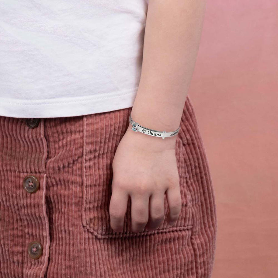 (Próximamente) Pulsera Onaha Means Family Stitch Disney plata