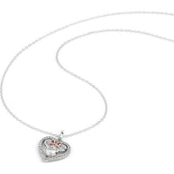 (Próximamente) Colgante Corazon Minnie Disney plata