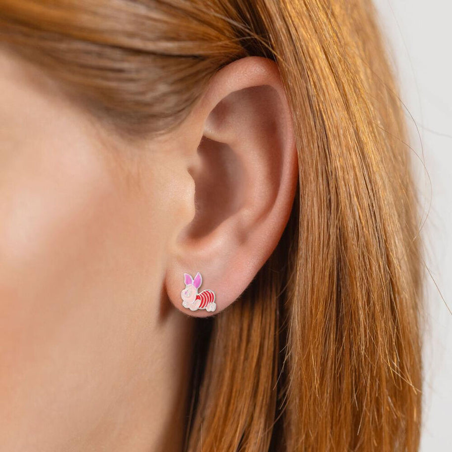 Pendientes Piglet Winnie the Pooh Disney plata