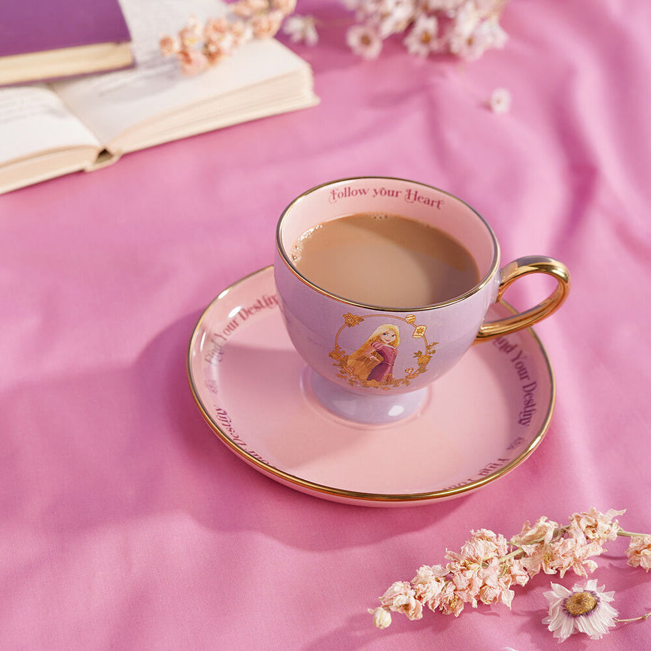 Taza te y platillo Rapunzel Princesas Disney