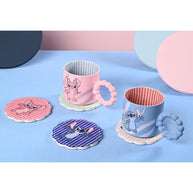 Set 4 posavasos ceramica Stitch Disney