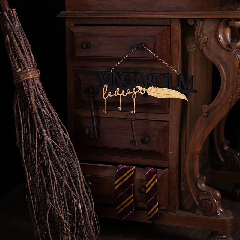 Letrero madera Wingardium Harry Potter