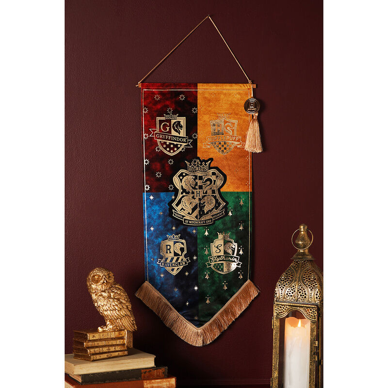 Estandarte Casas Hogwarts Harry Potter