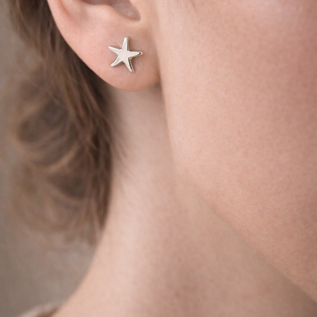 Pendientes de estrellas del mar